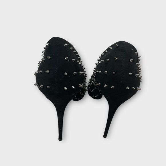 Steve Madden Stiletto Heels Sz 10 Spike Detail Goth Edgy Cocktail Night Out - Picture 8 of 8